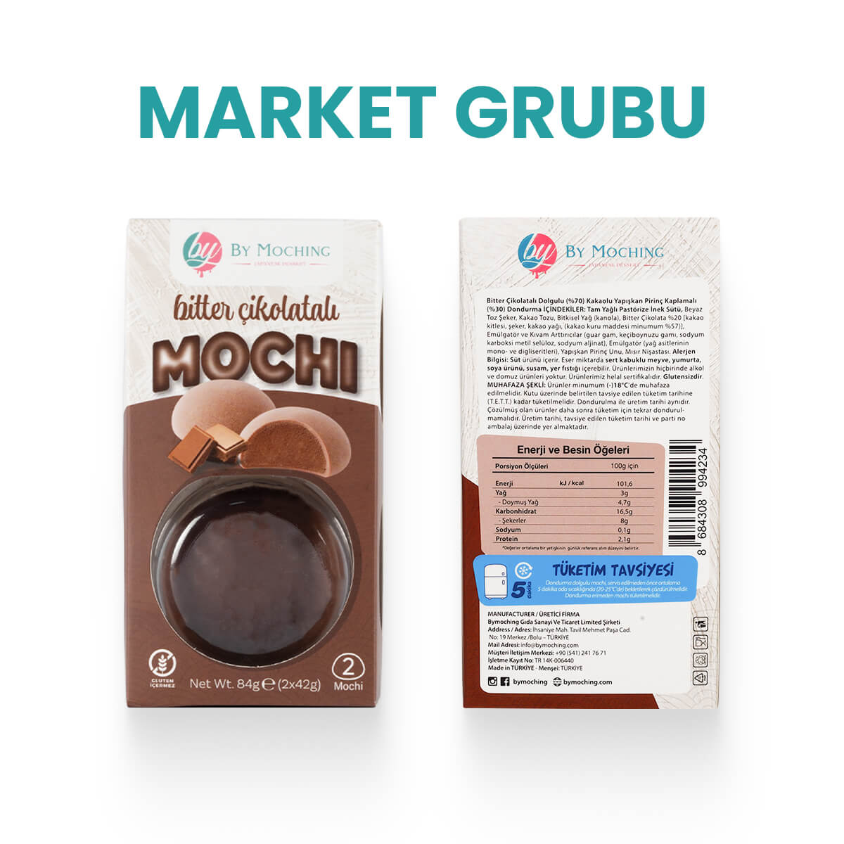 Çikolatalı Dondurmalı Mochi - ByMoching